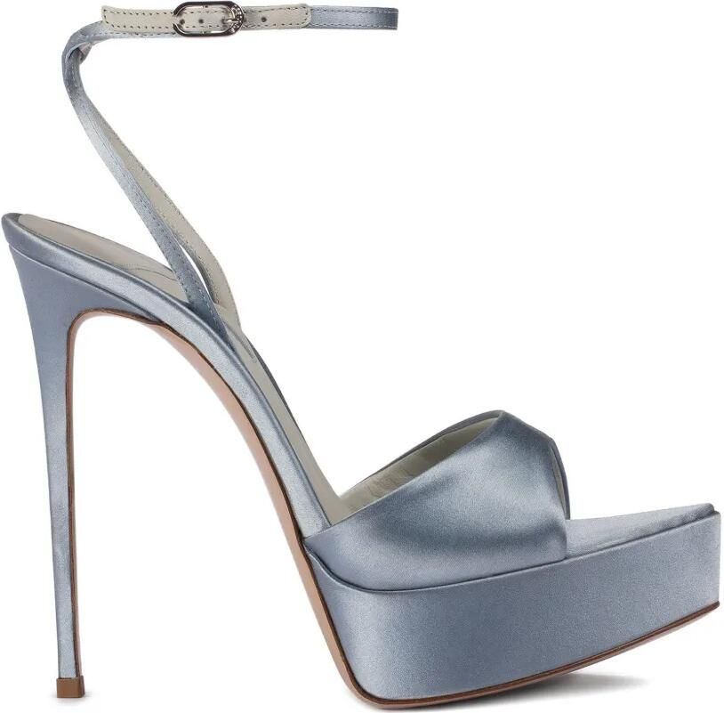 Le Silla Uma sandalen met plateauzool Blauw