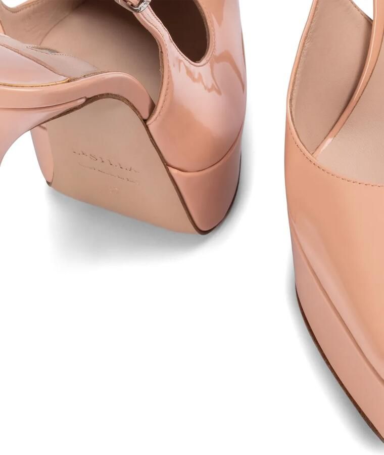 Le Silla Uma slingback pumps met plateauzool Beige - Foto 2
