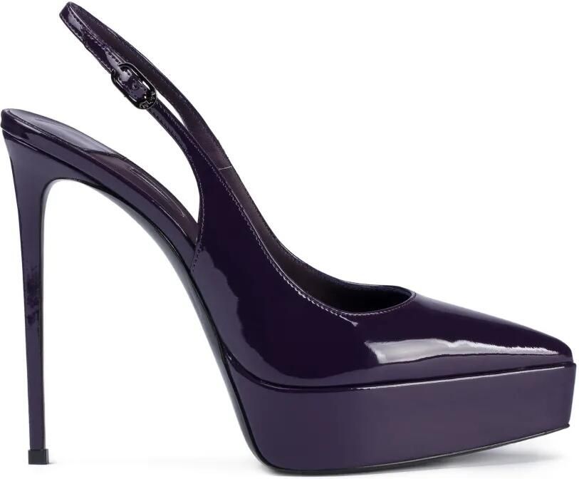 Le Silla Uma slingback pumps met plateauzool Paars