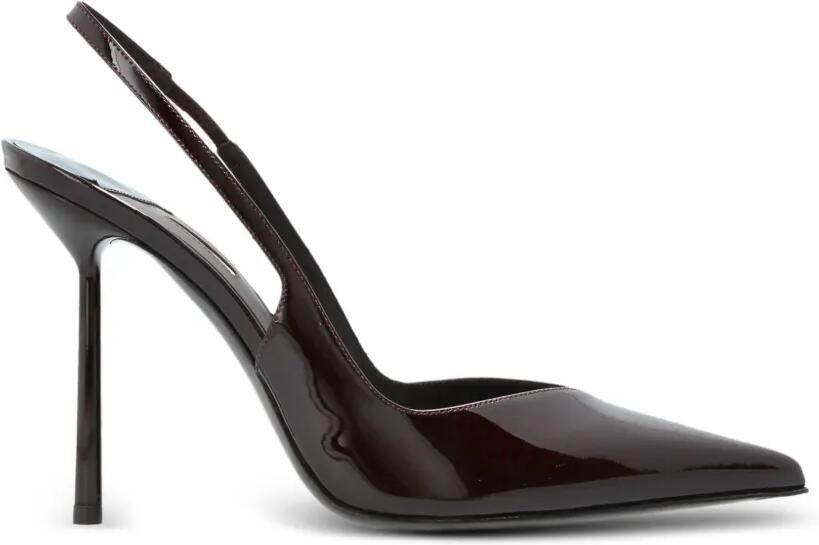 Le Silla Vivienne lakleren pumps Bruin