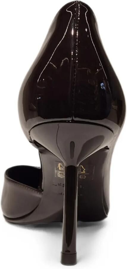 Le Silla Vivienne lakleren pumps met puntige neus Bruin - Foto 4