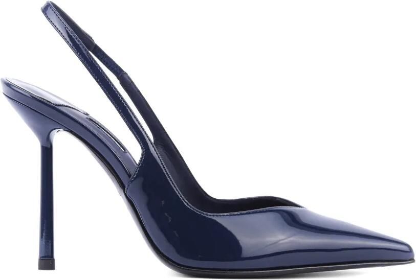 Le Silla Vivienne leren slingback pumps Blauw - Foto 5