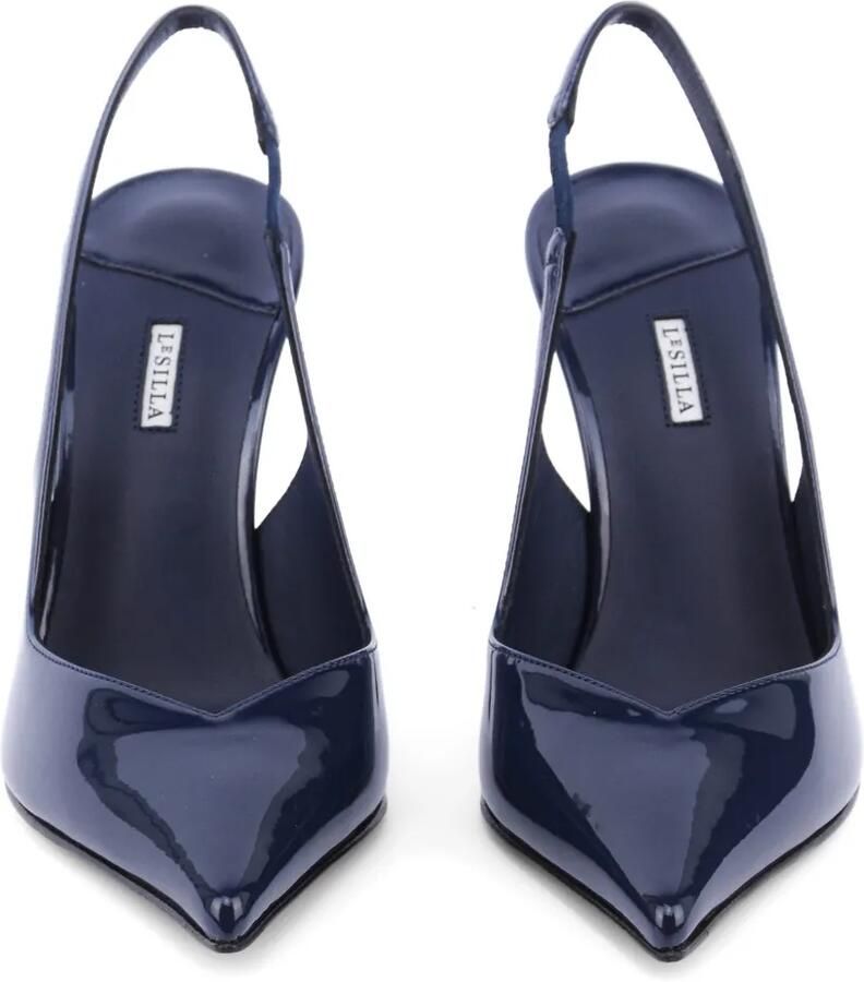 Le Silla Vivienne leren slingback pumps Blauw - Foto 2