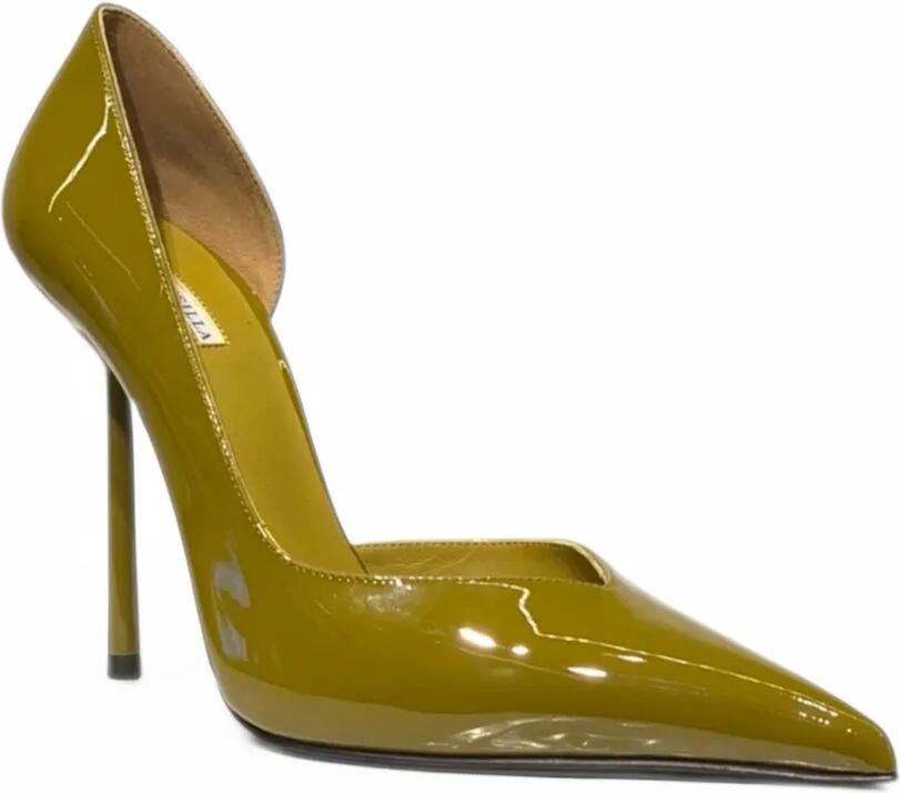 Le Silla Vivienne patent high-heeled pumps Groen