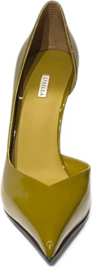 Le Silla Vivienne patent high-heeled pumps Groen - Foto 4