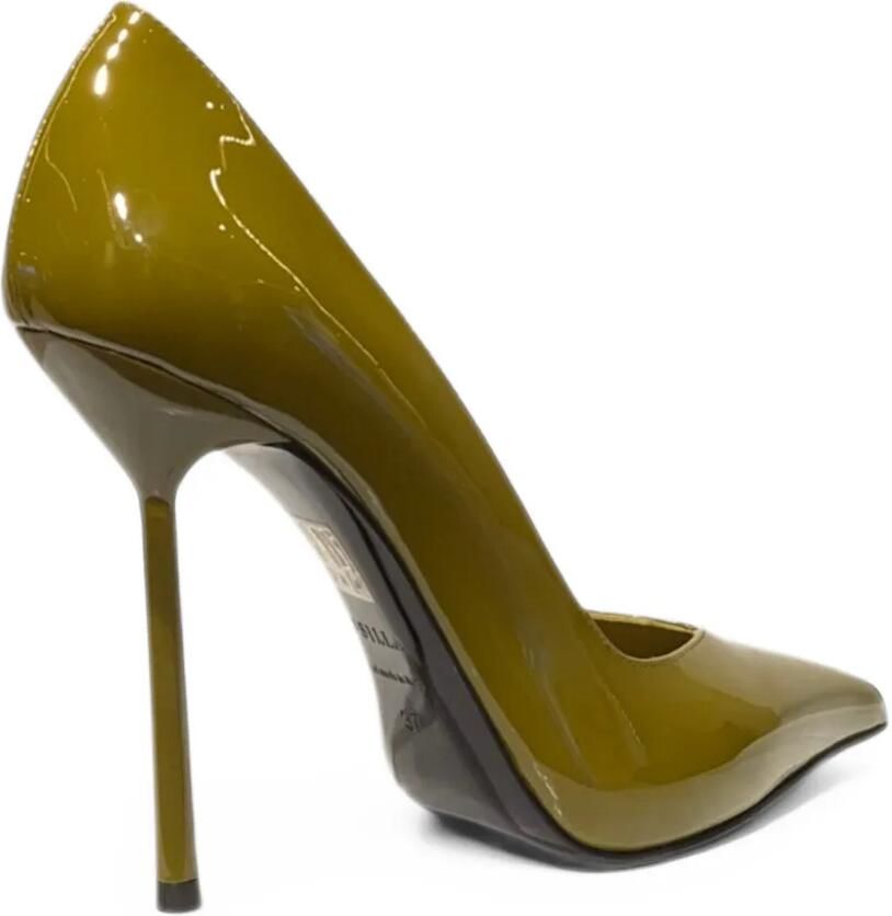 Le Silla Vivienne patent high-heeled pumps Groen - Foto 2