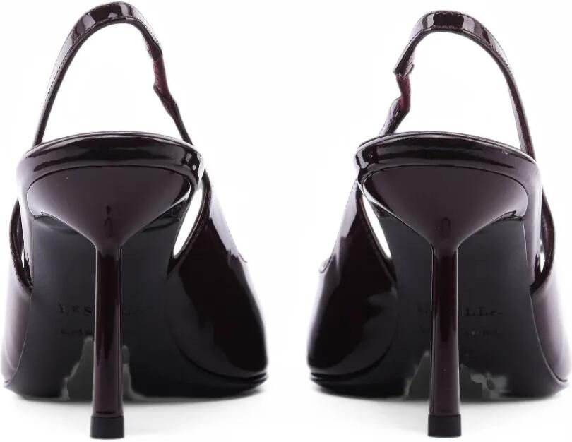 Le Silla Vivienne patent leather slingback pumps Blauw - Foto 3