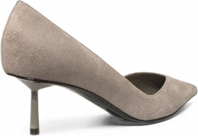 Le Silla Vivienne pointed-toe suede pumps Beige - Foto 5