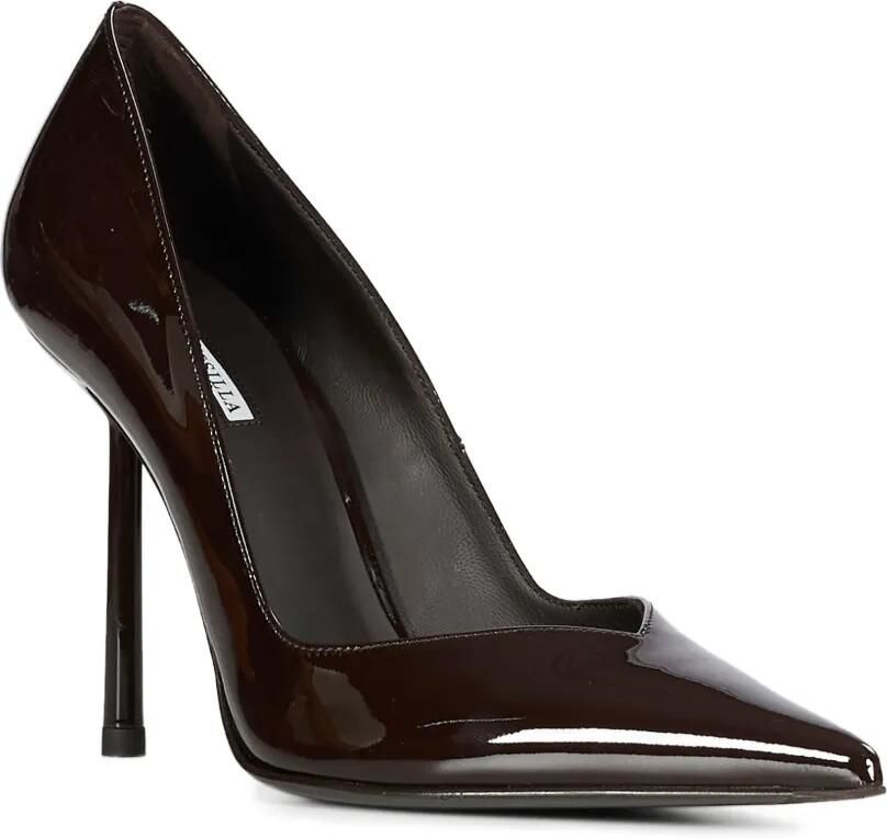 Le Silla Vivienne pumps met puntige neus en lakleren afwerking Bruin - Foto 2