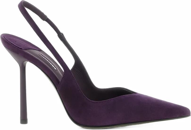 Le Silla Vivienne sheepskin pumps Paars