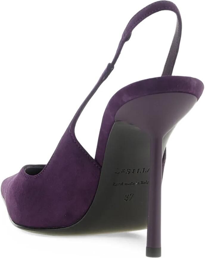 Le Silla Vivienne sheepskin pumps Paars - Foto 2