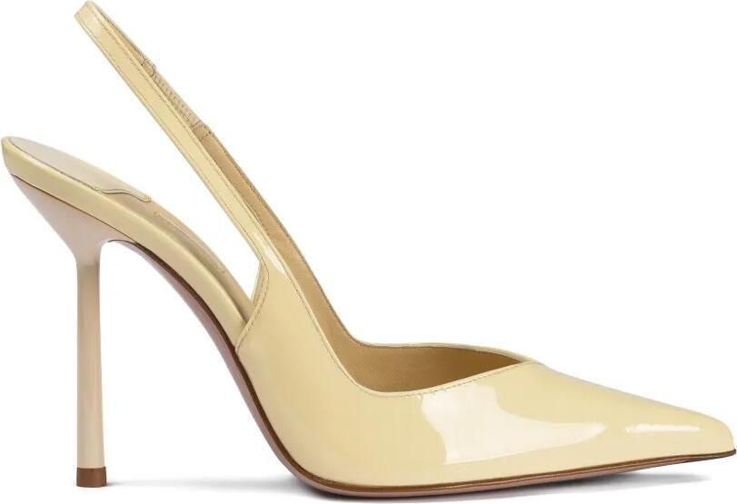 Le Silla Vivienne slingback pumps Geel