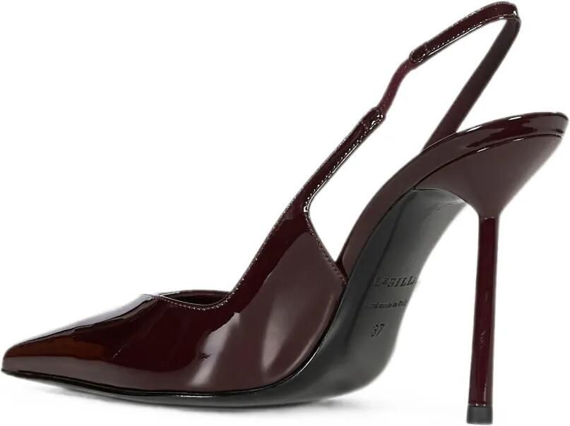 Le Silla Vivienne slingback pumps met gelakte afwerking Rood