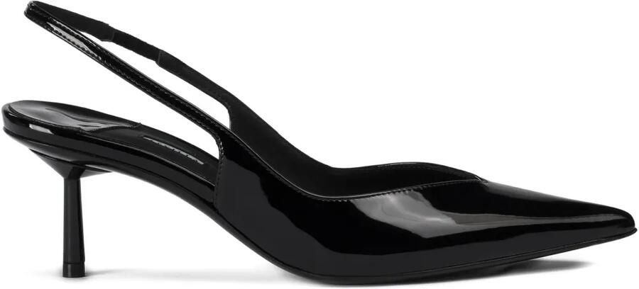 Le Silla Vivienne slingback pumps met puntige neus Zwart