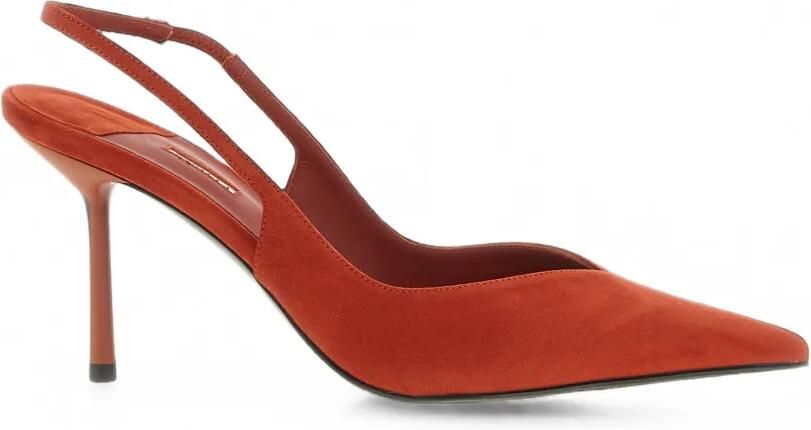 Le Silla Vivienne suède pumps Rood