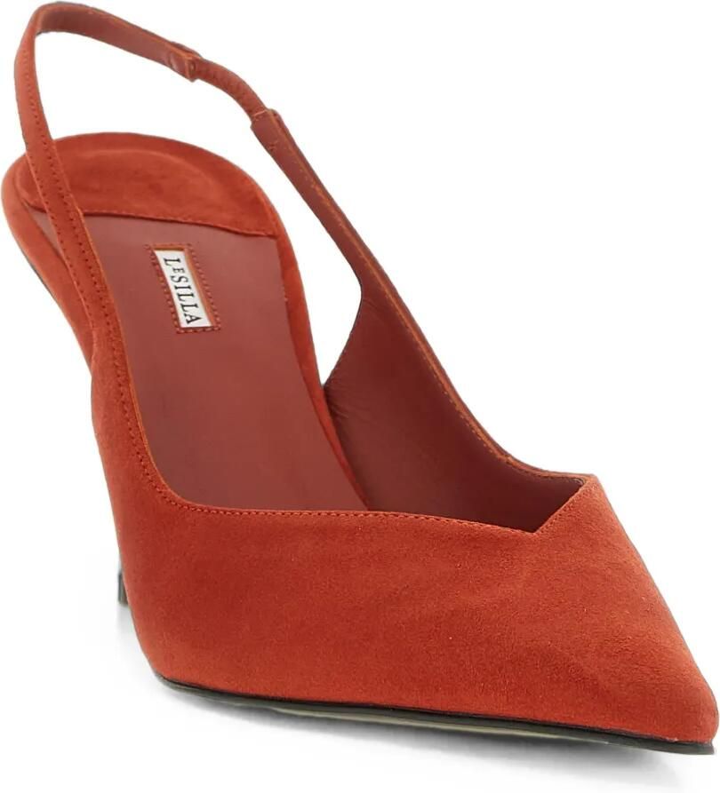 Le Silla Vivienne suède pumps Rood - Foto 2