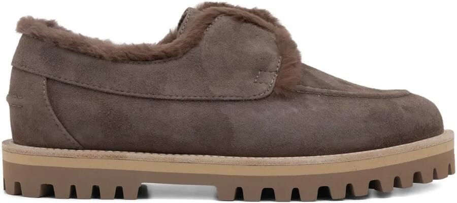Le Silla Yacht suède loafers Bruin