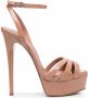 Le Silla Lola sandalen met plateauzool Beige - Thumbnail 1