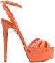 Le Silla Lola sandalen met open neus Oranje - Thumbnail 1