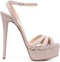 Le Silla Lola sandalen met plateauzool Roze - Thumbnail 1