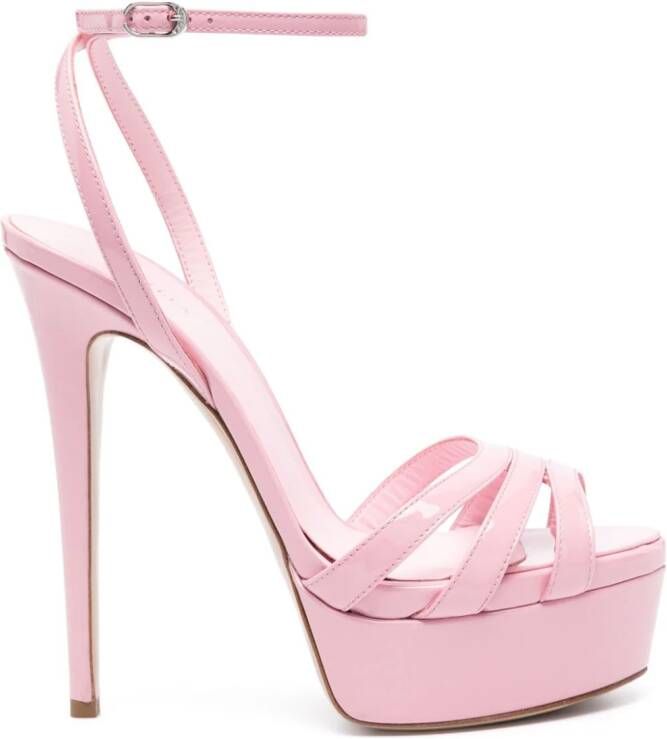 Le Silla Lola sandalen met plateauzool Roze