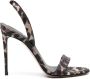 Le Silla Madison sandalen met luipaardprint Bruin - Thumbnail 1