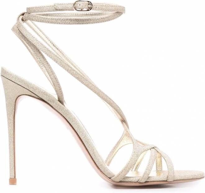 Le Silla Metallic sandalen Goud