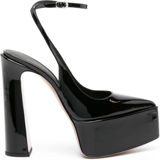 Le Silla Nina lakleren pumps Zwart