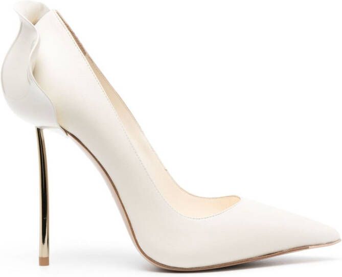 Le Silla Petalo leren pumps Beige