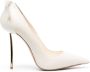 Le Silla Petalo leren pumps Beige - Thumbnail 1