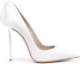 Le Silla Petalo pumps met ruches Wit - Thumbnail 1