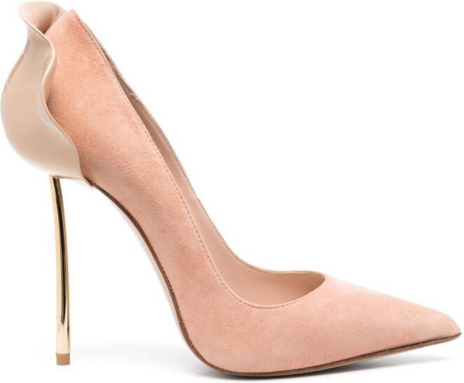 Le Silla Petalo suède pumps Beige
