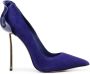 Le Silla Petalo suède pumps Blauw - Thumbnail 1