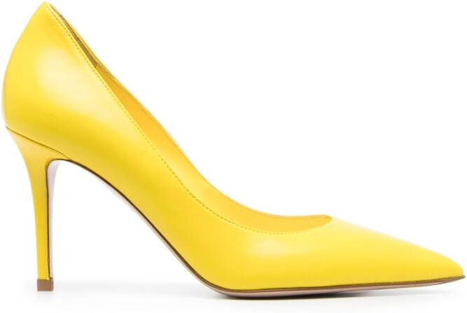 Le Silla Pumps met hak Geel