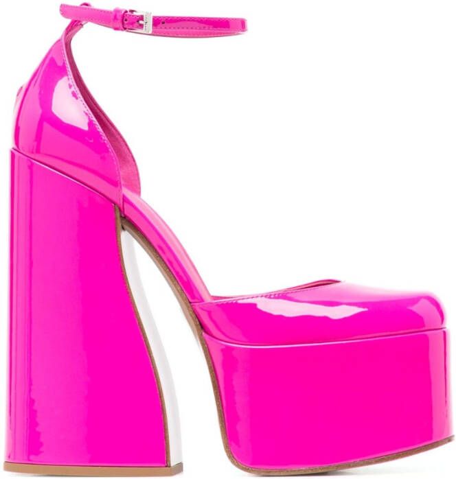 Le Silla Pumps met plateauzool Roze