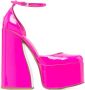 Le Silla Pumps met plateauzool Roze - Thumbnail 1