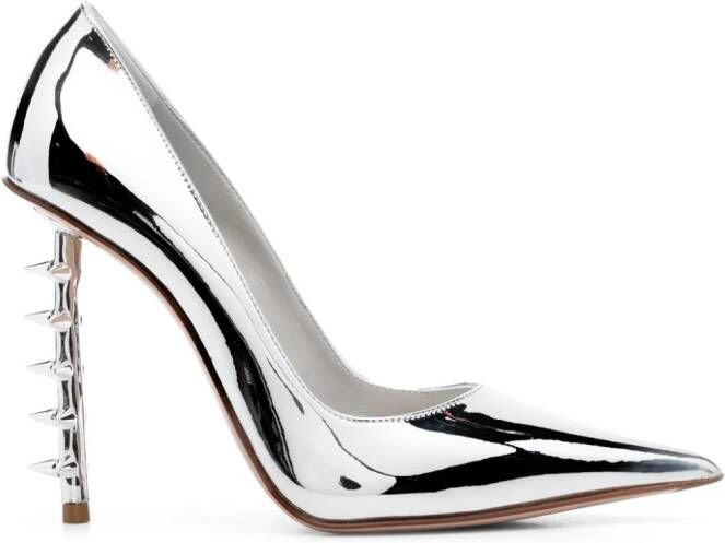 Le Silla Pumps verfraaid met Rockstuds Zilver