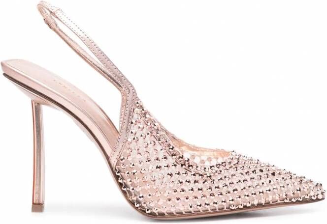 Le Silla Pumps verfraaid met stras Roze