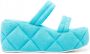 Le Silla Sandalen met plateauzool Blauw - Thumbnail 1