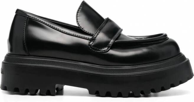 Le Silla Ranger slip-on loafers Zwart