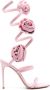 Le Silla Spiraal sandalen met roosapplicatie Roze - Thumbnail 1