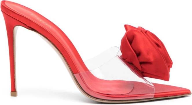 Le Silla Rose sandalen met bloemenpatch Beige