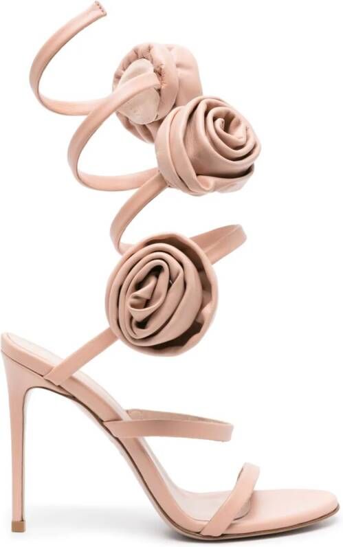 Le Silla Rose sandalen met spiraal design Beige