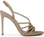 Le Silla Scarlet leren sandalen Goud - Thumbnail 1