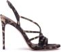 Le Silla Bijoux sandalen met luipaardprint Zwart - Thumbnail 1