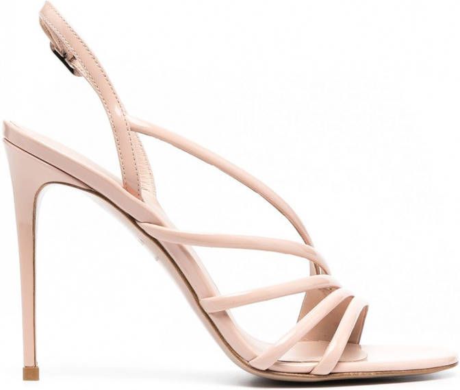 Dames Sandalen met hak Dames Schoenen voor voor Hakken voor Sandalen met hak  Le Silla Leer Sandalen Verfraaid Met Kristallen in het Roze allware.com.br