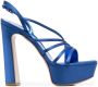 Le Silla Scarlet sandalen met plateauzool Blauw - Thumbnail 1