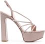 Le Silla Scarlet sandalen met plateauzool Roze - Thumbnail 1