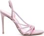 Le Silla Scarlet sandalen verfraaid met stras Roze - Thumbnail 1