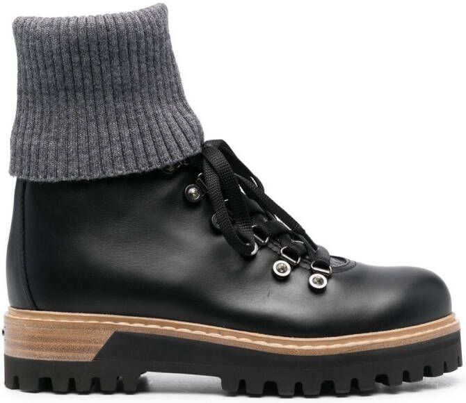 Le Silla St. Moritz wandellaarzen Zwart